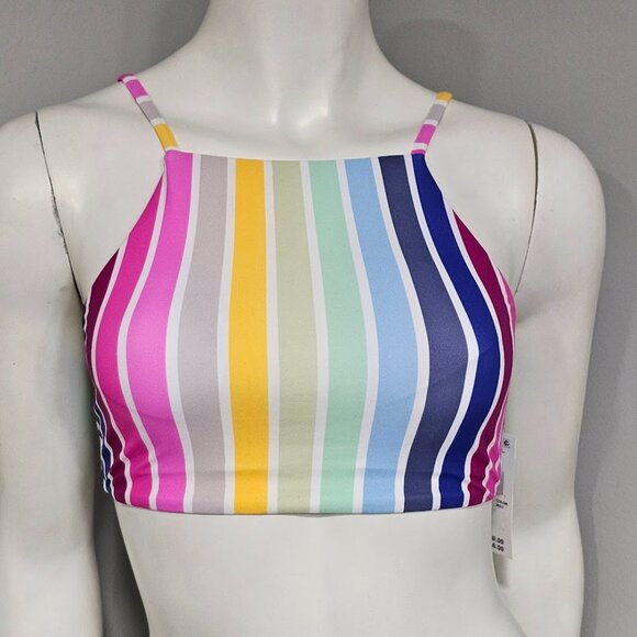 Raisins Juniors' Kaori Striped Bikini Top Striped - Picture 2 of 8